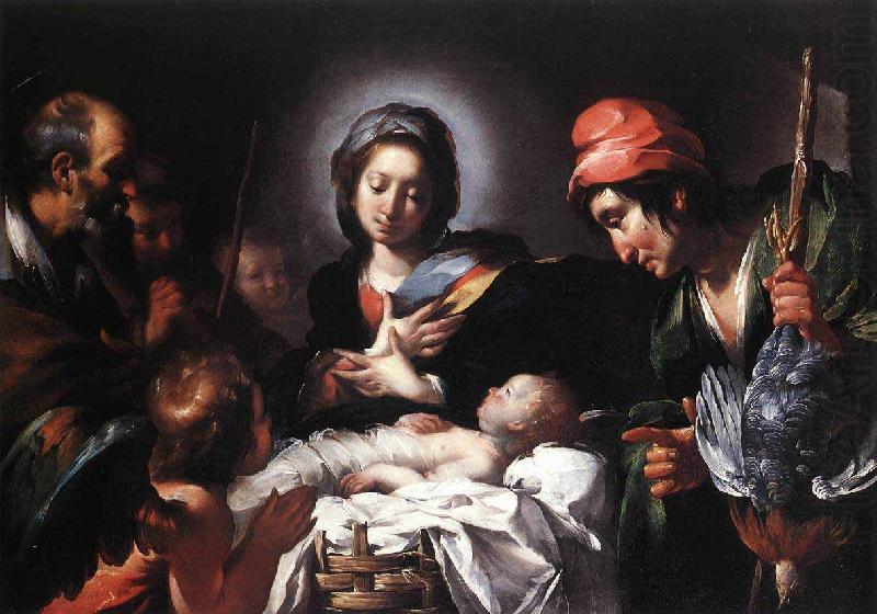 Bernardo Strozzi The Adoration of the Shepherds china oil painting image